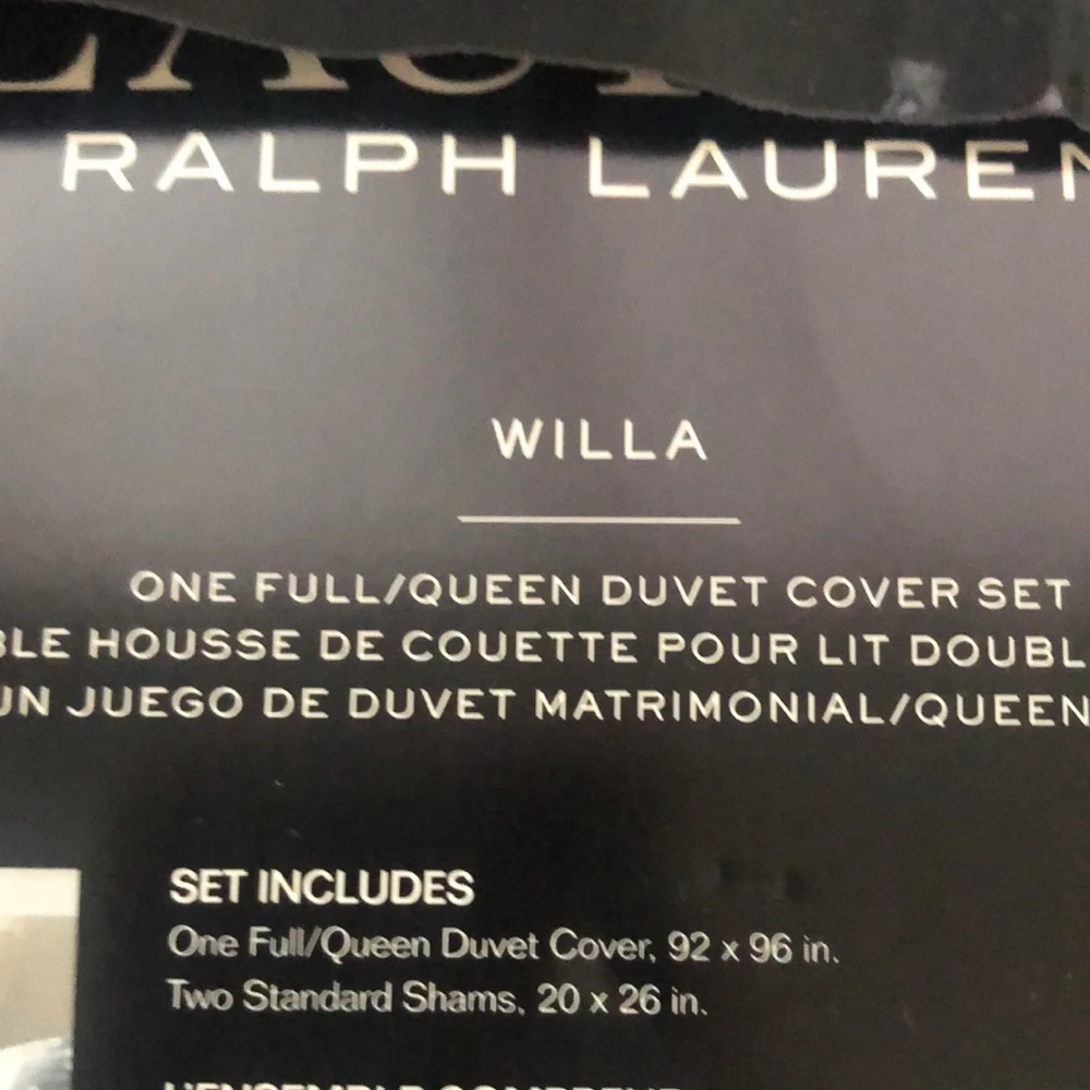 Lauren “Willa” Duvet Set